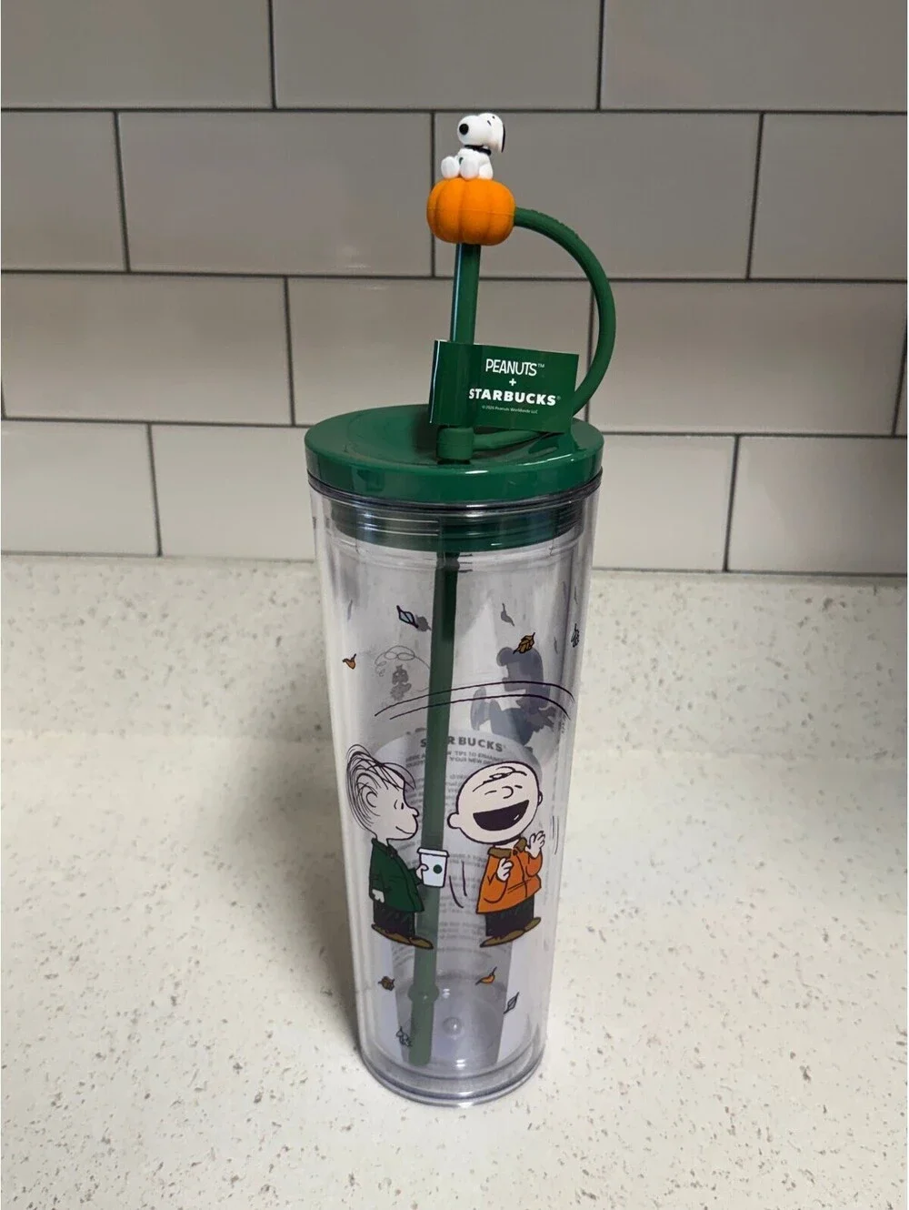 Authentic Starbucks x Peanuts Snoopy 24-ounce Cold Cup SHIPS NOW!